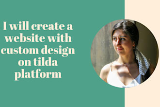 create a stylish website for you on tilda