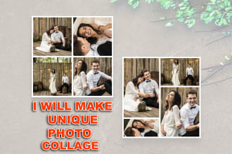 make unique photo collage for your pictures and remove background any image