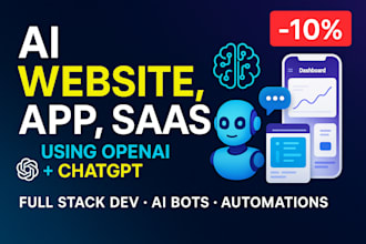 build ai website, ai app, ai saas, ai bot, or ai agent