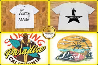 do typography t shirt design and graphic t shirt design