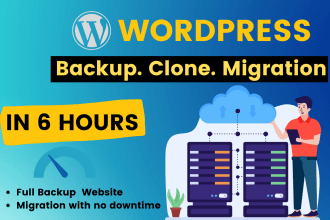 wordpress website migration backup restore clone
