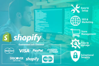 develop a fully integrated shopify store