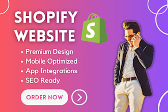 design a professional shopify store or ecommerce website design