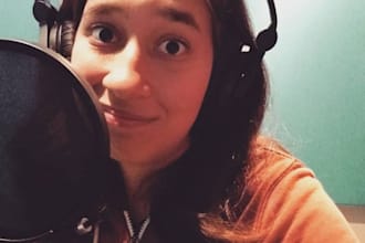 record your voice over in english