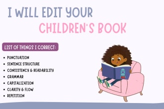 edit and proofread your childrens book