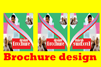 create digital  brochure , flyer and poster design