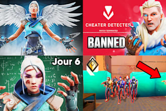 design custom valorant 3d thumbnail to gain more ctr