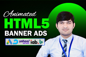 design animated HTML5 banner ads for google display ads
