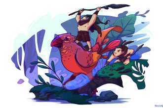 create illustration for a picture book