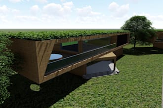 make a nice and beautiful green building