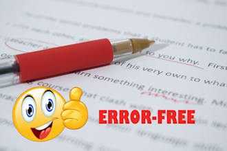 proofread your precious documents and make them error free