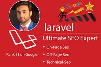create, optimize and rank laravel website SEO