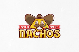 design wild west nachos logo design in 1 day