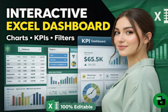 create an interactive excel dashboard