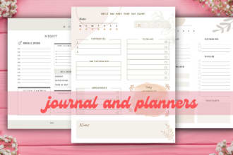 design journal and planner for 2025, amazon kdp
