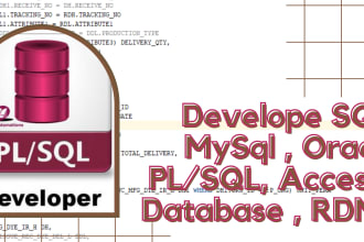 do sql, mysql , access, mssql queries and database design