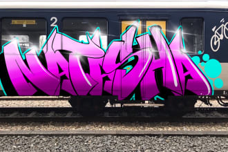 draw graffiti lettering and calligraphy