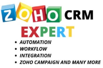 set up customize, automate zoho crm,one, and creator,
