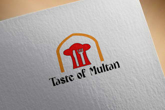 create modern restaurant and food business logo
