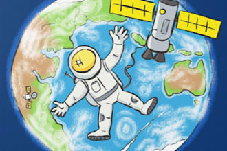 draw fun cartoon kids illustrations you will love