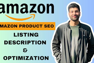 do amazon product seo listing description and optimization