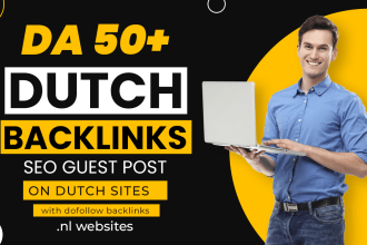 publish high authority dutch guest posts SEO dofollow backlinks