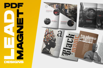 professionally create pdf lead magnet designs