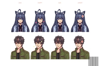 do pixel art character design for your indie games