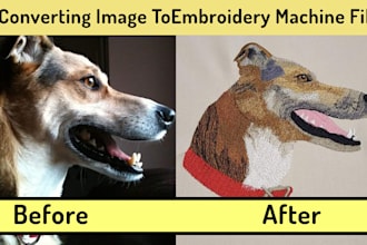 digitize image for embroidery file photo digitizing