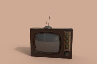 create low poly, stylized models ready for game