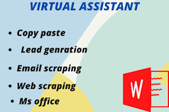 do email scrape, web scraping and data entry expert