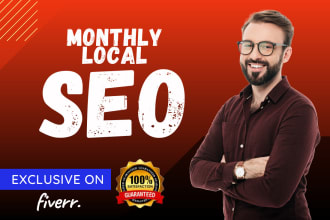 skyrocket google my business listing, monthly local SEO service for gmb ranking