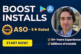 do google play aso and app store optimization to boost downloads