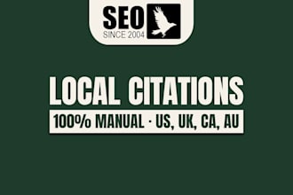 build manual local citations for local SEO