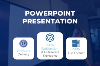 design business presentation and PPT slides