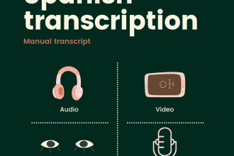 do a 30 minutes spanish transcription in 24 hs