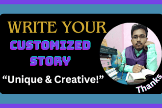 ghostwrite you a fantastic and mindblowing story