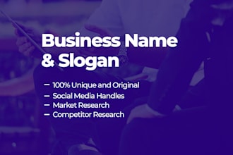 generate creative business names for your business
