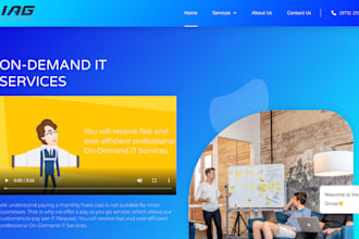 design an elegant website using wordpress