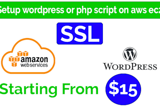 setup wordpress or php script on aws ec2