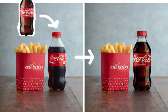 retouch your photos mockup, editing and compositing