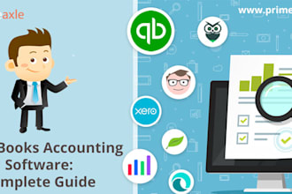 accounting and bookkeeping in quickbooks, xero, and excel