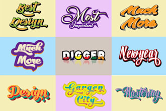design typography logo, custom hand lettering, t shirt, retro font
