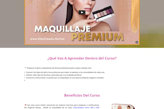 crear tu landing page para tu infoproducto de hotmart