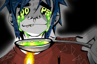 draw oc art with canon or solo