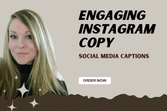 write engaging instagram copy and social media captions