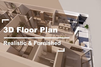 do 3d floor plan rendering