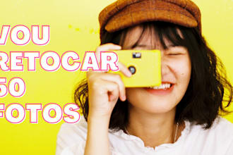 eu vou retocar 50 fotos