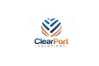 design clearport solutions logo in 1 day