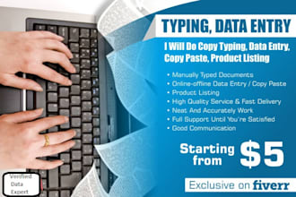 do data entry assignments presentation typing